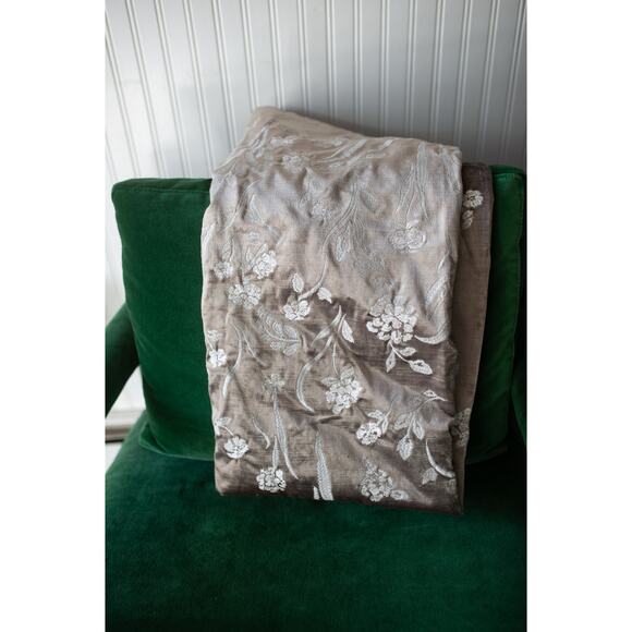 Anthropologie Floral Field Curtain 50 X 63 single panel - Picture 2 of 4